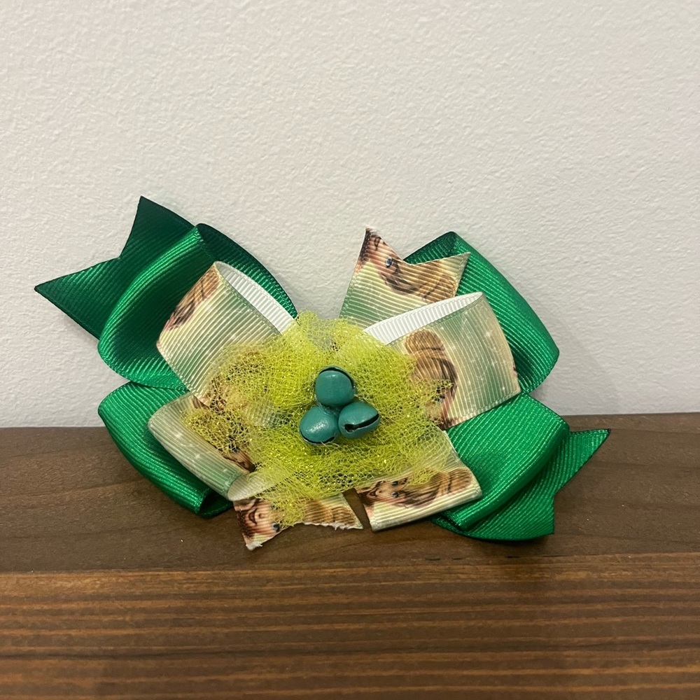 Tinkerbell Hairbow On An Alligator Clip